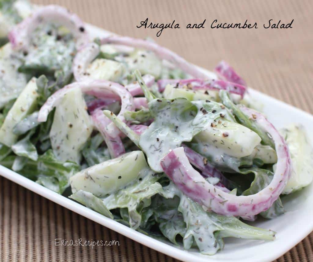 Arugula and Cucumber Salad