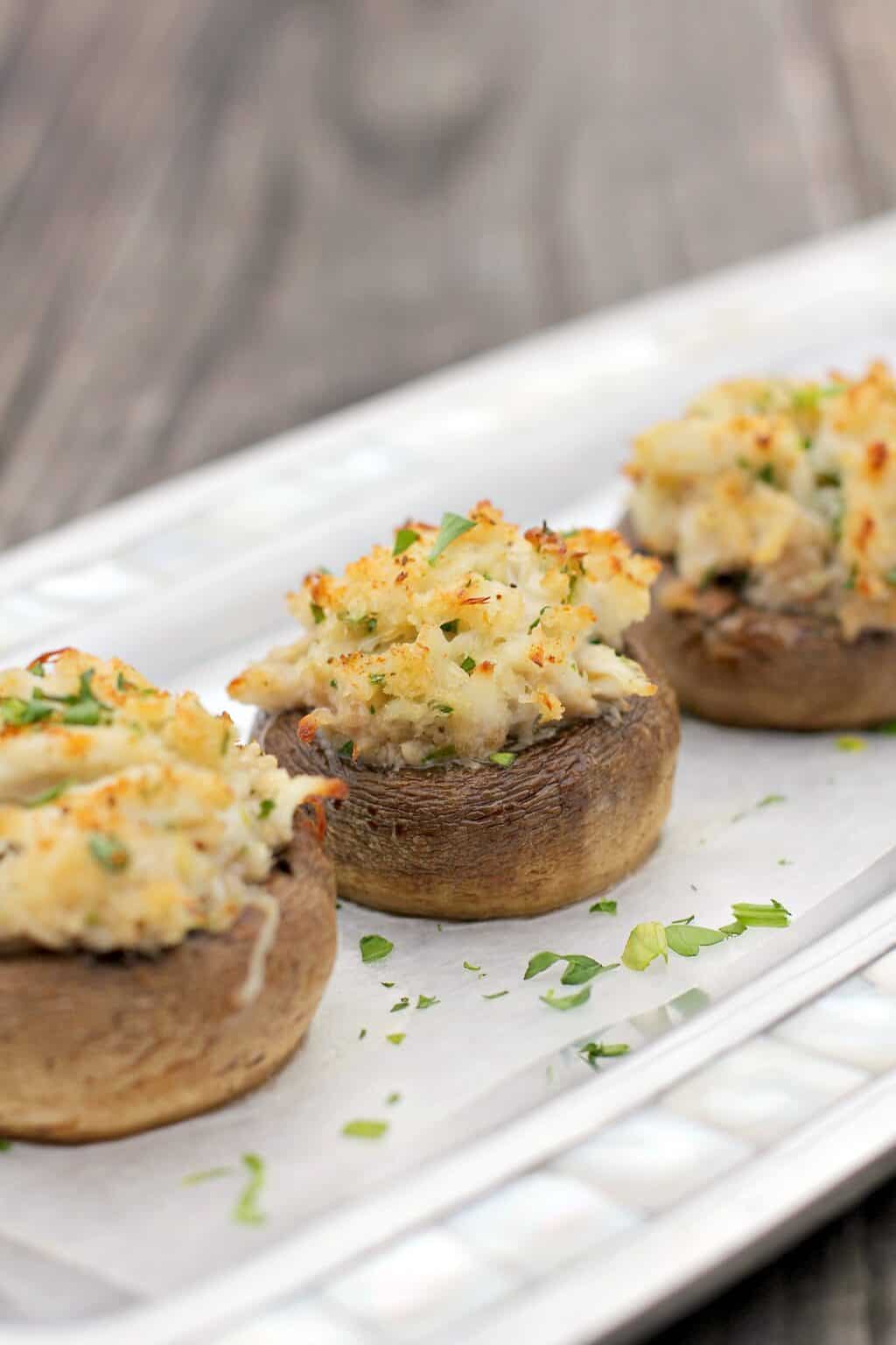 Crab Stuffed Mushrooms Erica's Recipes stuffed mushrooms with crab