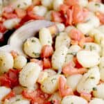 Gnocchi with Olive Oil, Tomato, and Parmesan