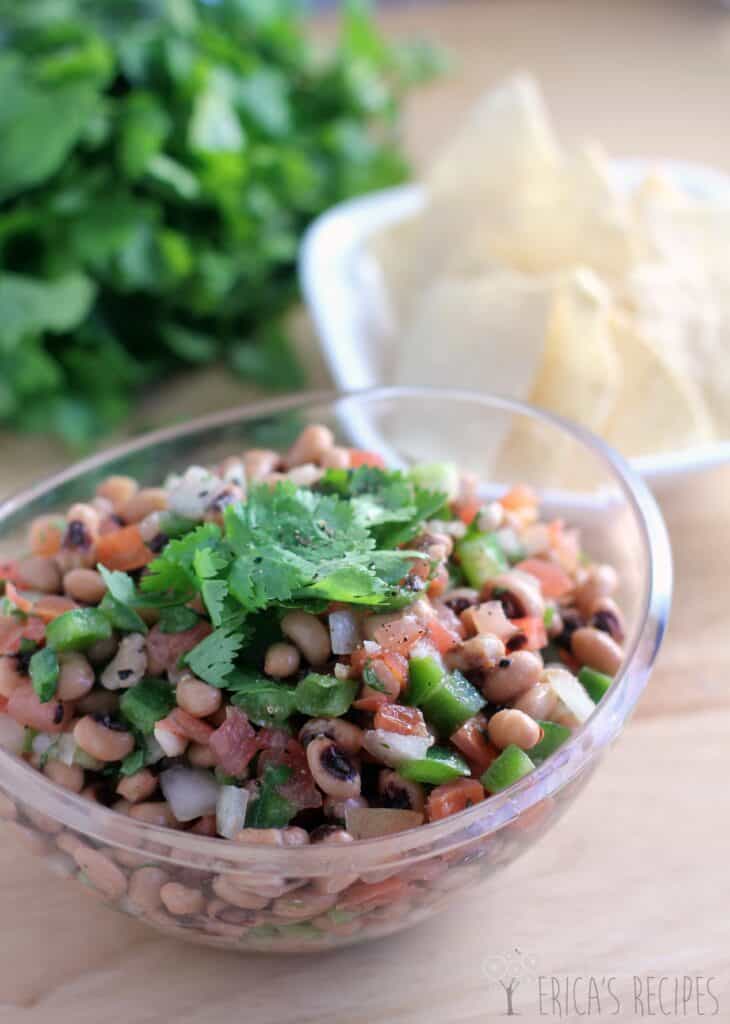 New Year's Eve Black-Eyed Pea Salsa · Erica's Recipes