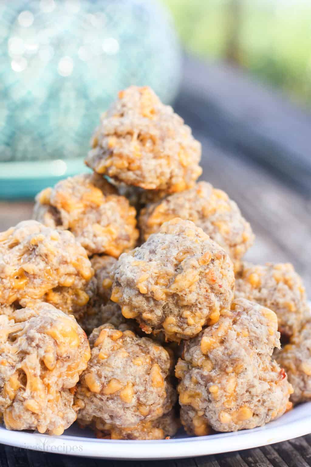 3 Ingredient Bisquick Sausage Balls Erica's Recipes