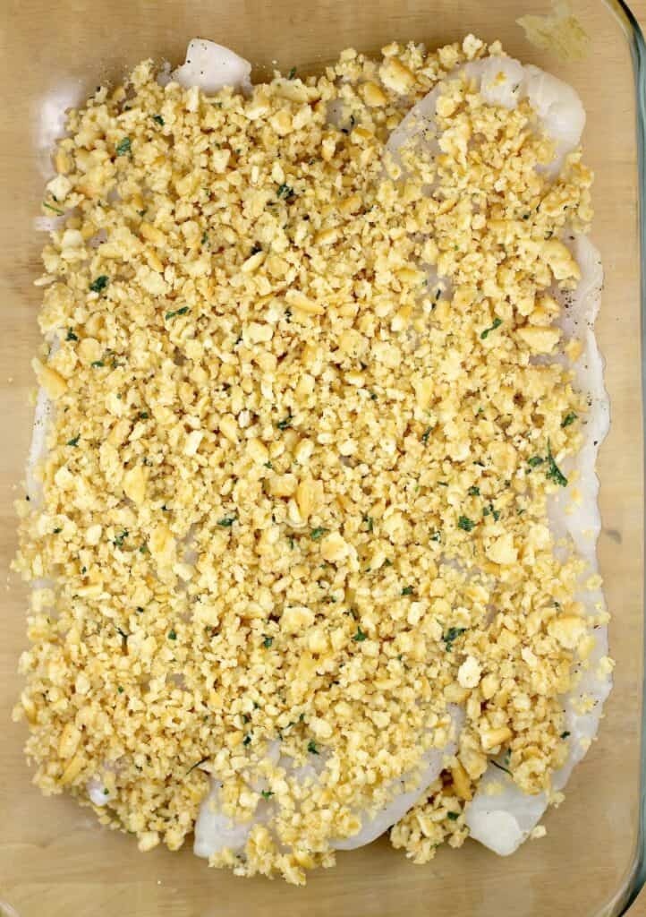 Boston Baked Cod · Erica's Recipes · baked fish with Ritz