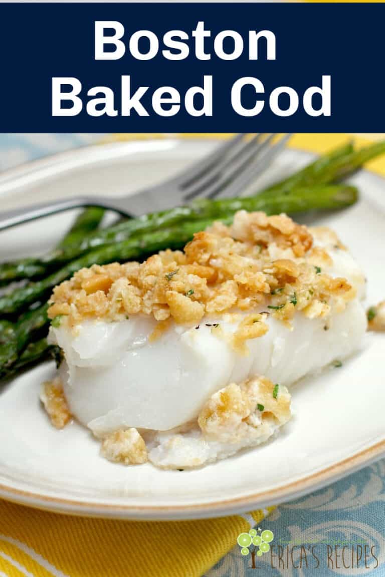 Boston Cod Boston Baked Cod – Erica's Recipes – baked fish with Ritz crackers