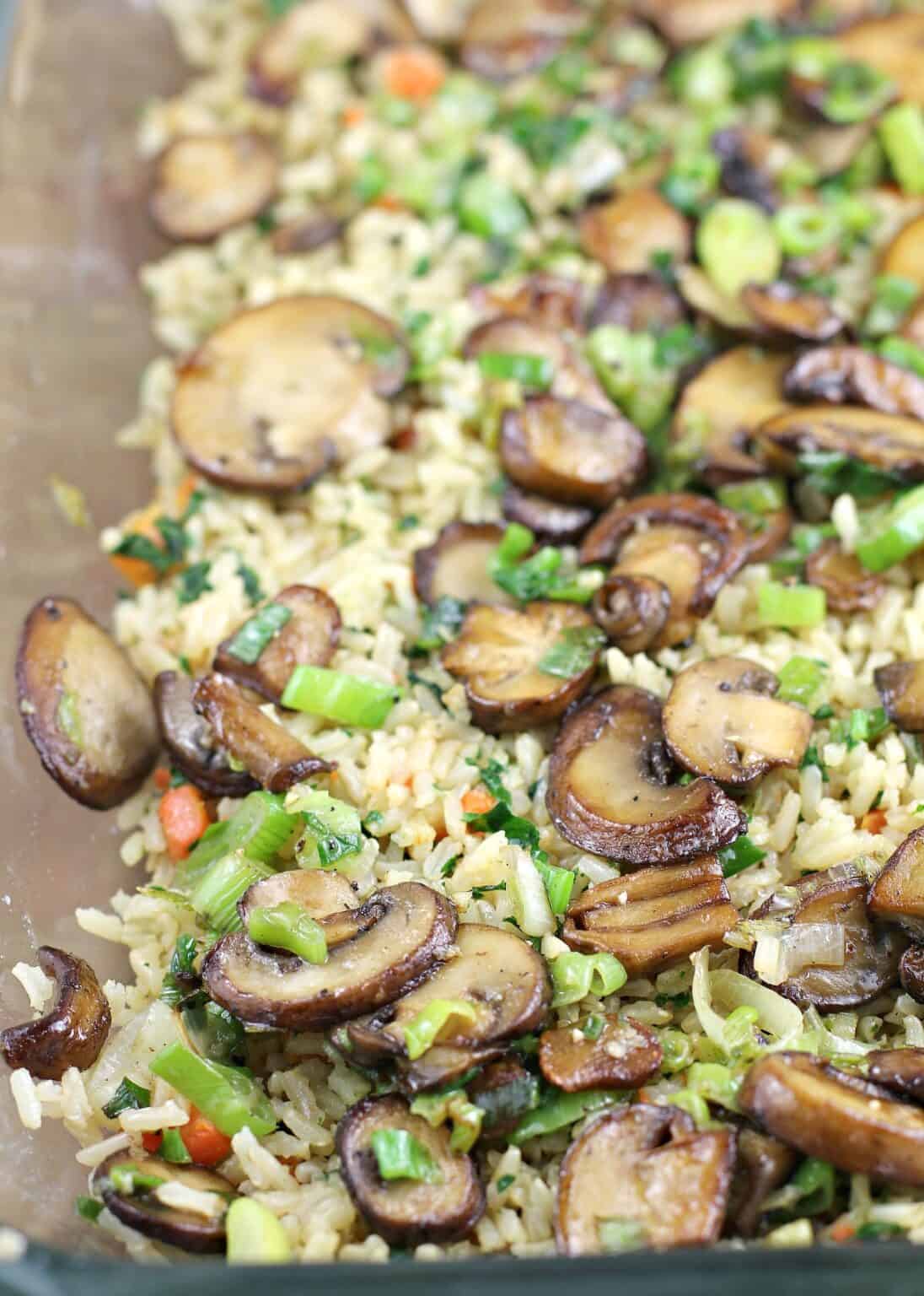 Vegetarian Rice Casserole – Erica's Recipes – brown rice casserole