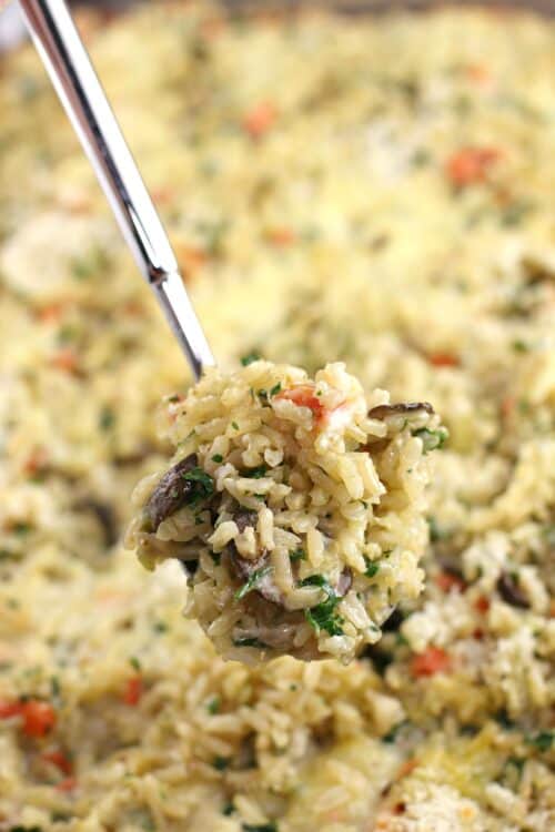 Vegetarian Rice Casserole – Erica's Recipes – brown rice casserole