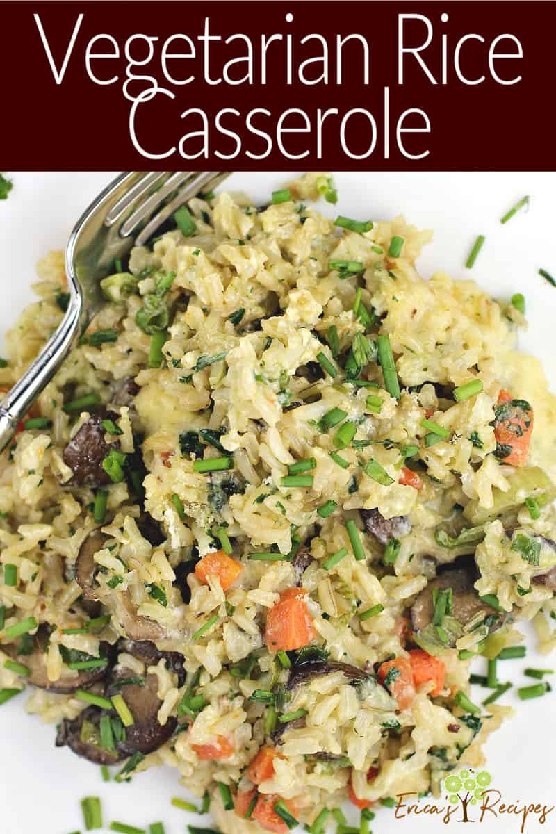 Vegetarian Rice Casserole – Erica's Recipes – brown rice casserole