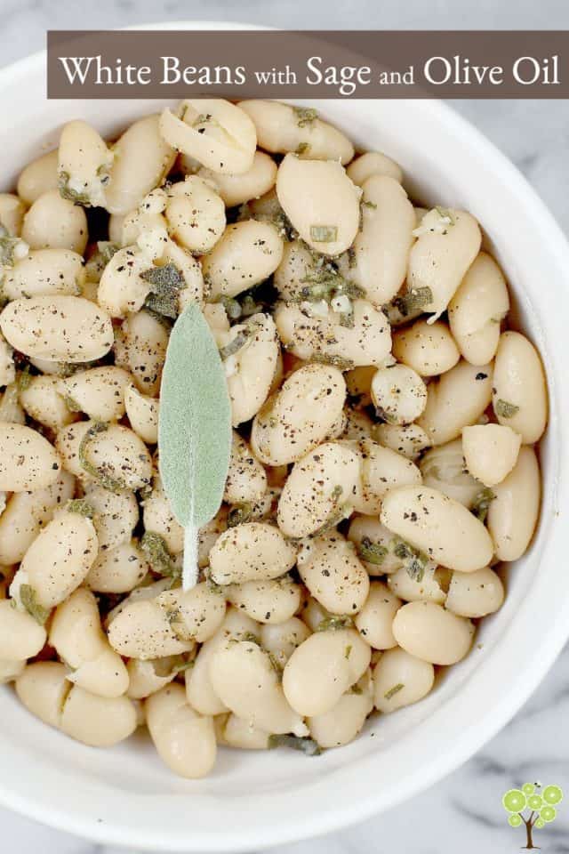 White Beans with Sage and Olive Oil Erica's Recipes