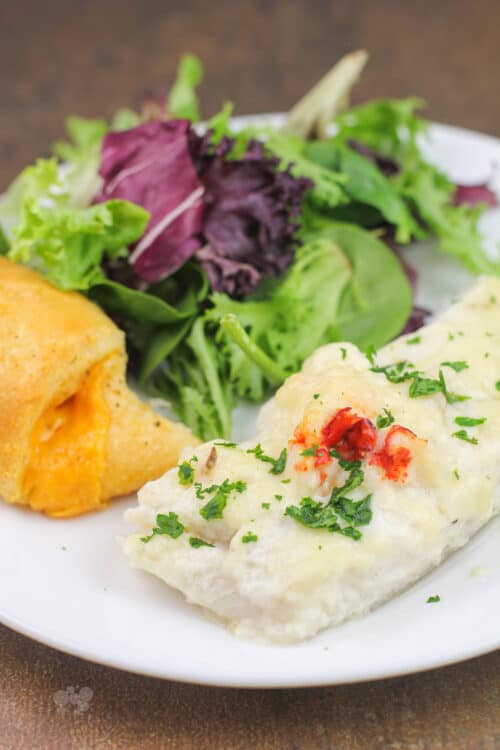 Haddock Baked in Lobster Sauce Erica's Recipes