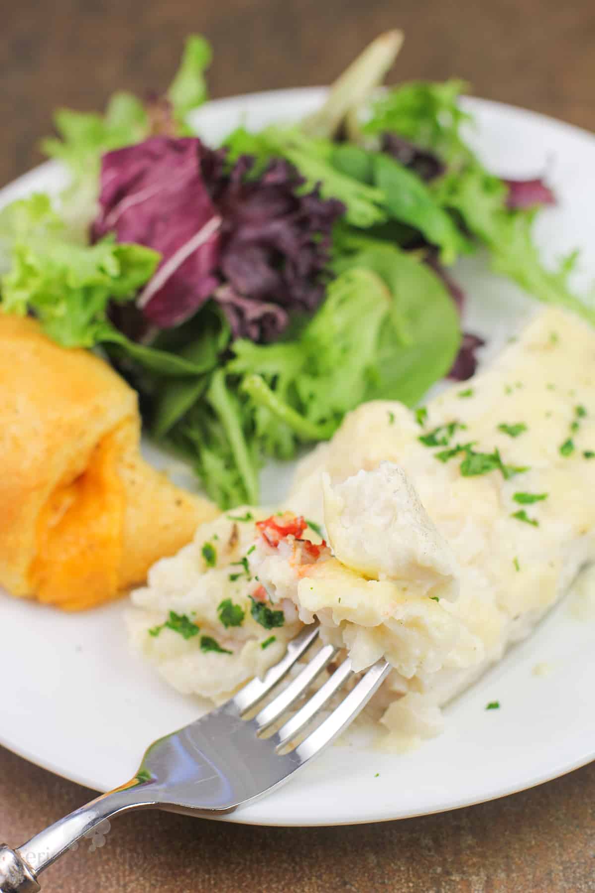 Haddock Baked in Lobster Sauce Erica's Recipes