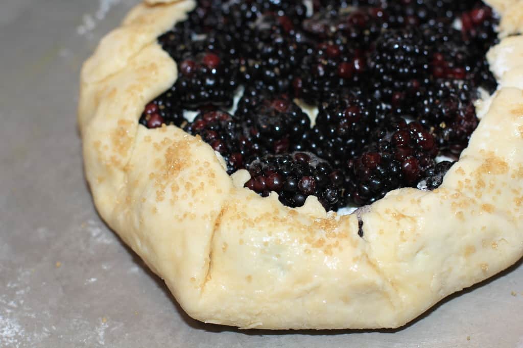 Blackberry Basil Galette