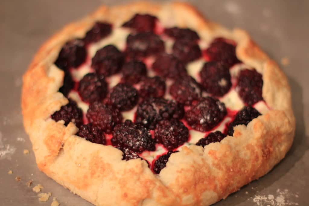 Blackberry Basil Galette