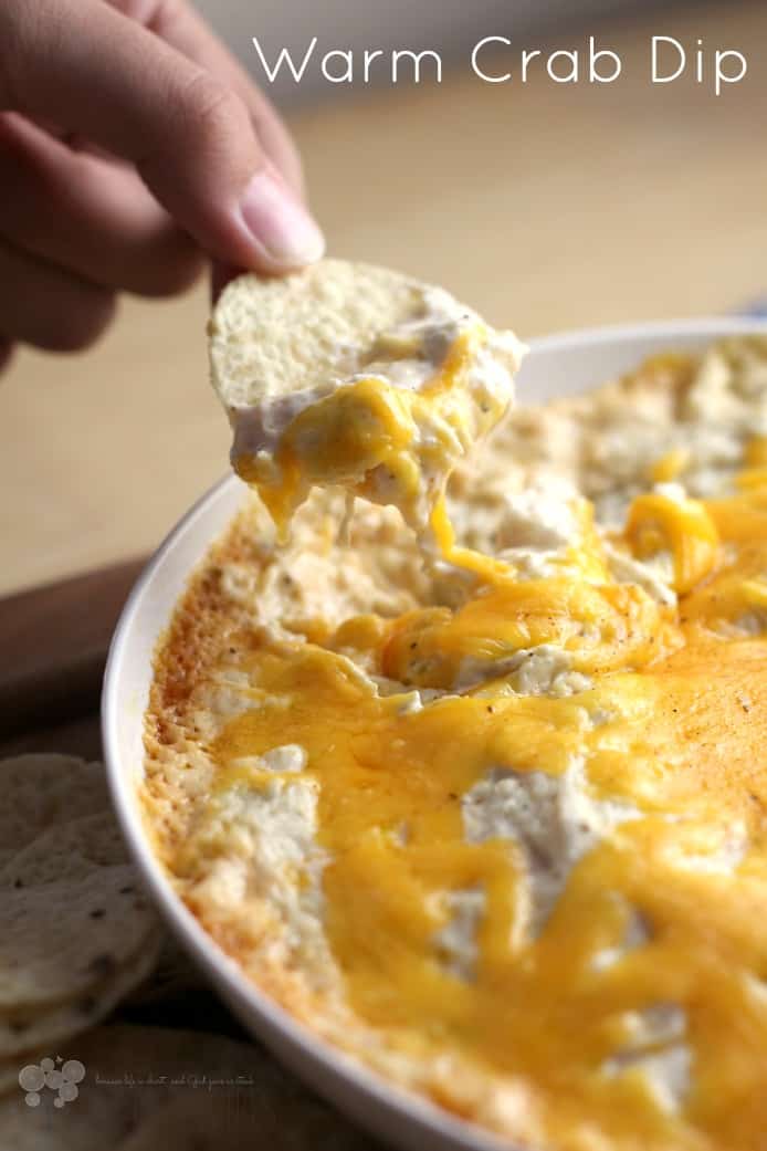 Warm Crab Dip from EricasRecipes.com