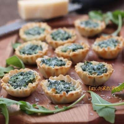 Spinach and Arugula Tartlets