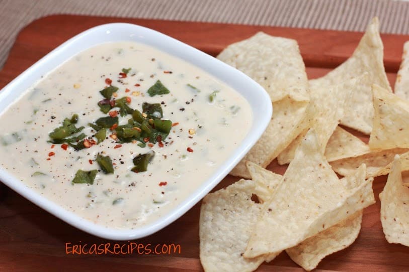 Grilled Poblano Queso Dip