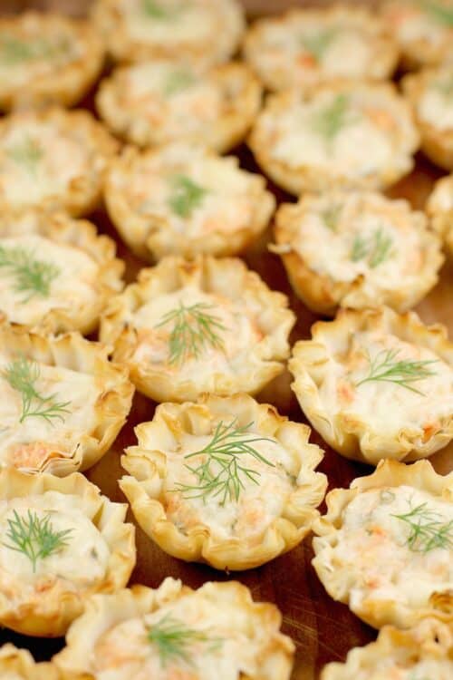 Smoked Salmon Appetizer Mini Tarts – Erica's Recipes