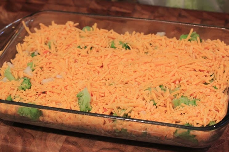 Cheesy Sweet Potato Tater Tot Casserole