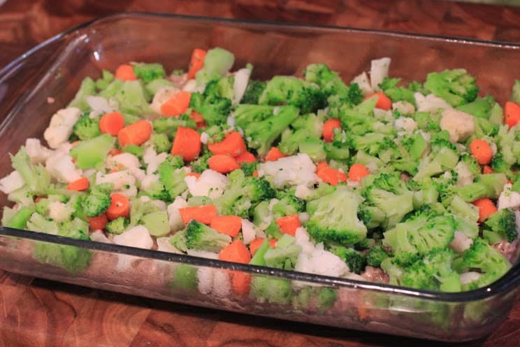 Cheesy Sweet Potato Tater Tot Casserole