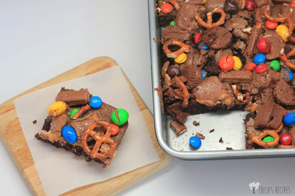 Raid-Your-Kids' Halloween Candy Brownies