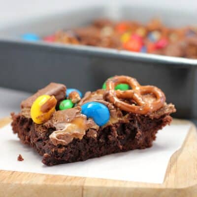 Raid-Your-Kids' Halloween Candy Brownies