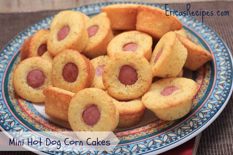 Mini Hot Dog Corn Cakes
