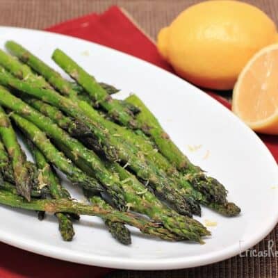 Simple Roast Asparagus with Lemon