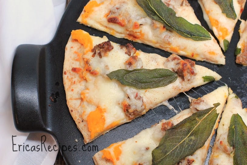 Squash and Sausage Pizza with Crispy Sage