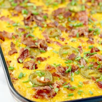 Jalapeno Popper Hash Brown Casserole