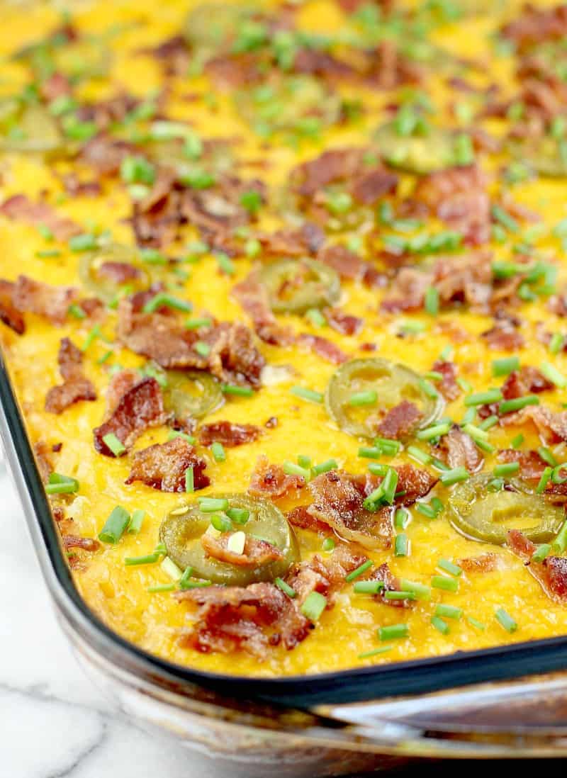 Jalapeno Popper Hash Brown Casserole