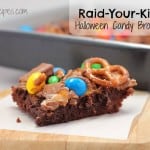 Raid-Your-Kids Halloween Candy Brownies