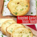 Roasted Garlic Texas Toast #recipe #food #toast #texas #garlic