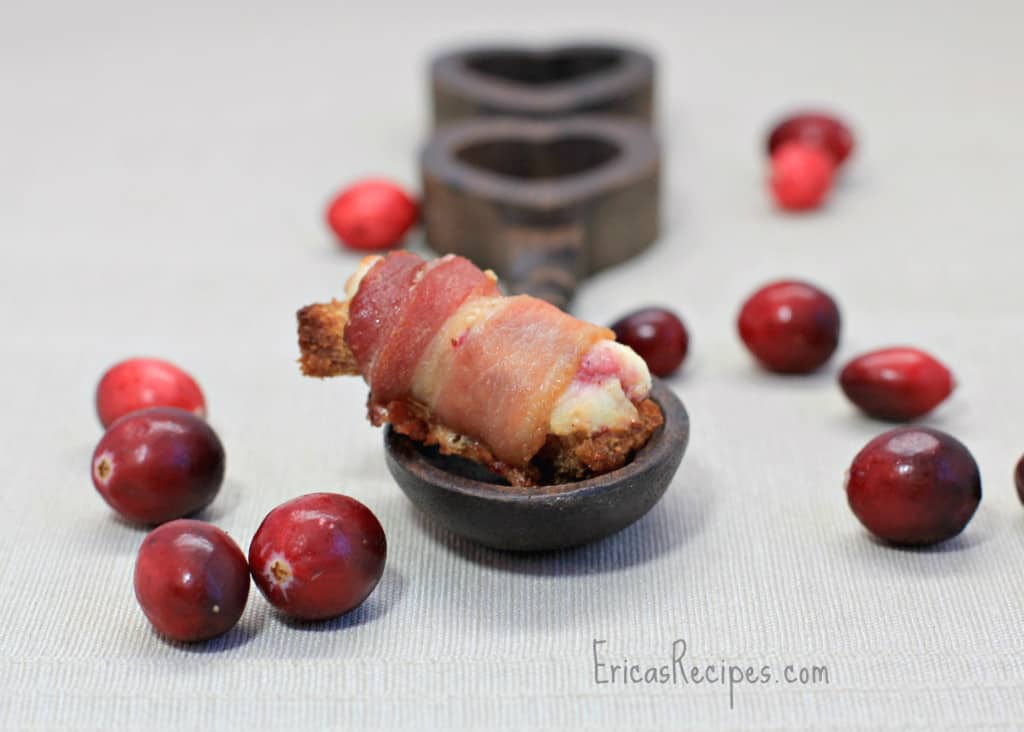 Cranberries 'N Cream Bacon Bites