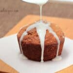 Sweet Potato Muffins with Maple-Bourbon Glaze