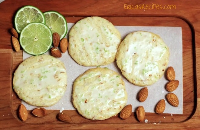 Almond Shorties with Lime Vodka Icing