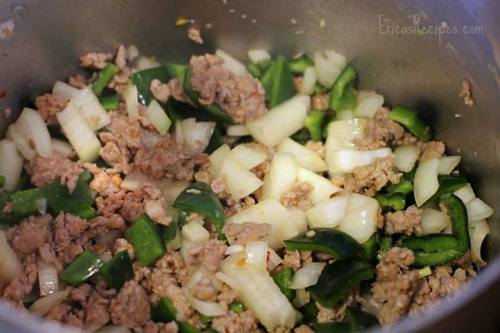 Turkey, Sausage, and Poblano White Chili