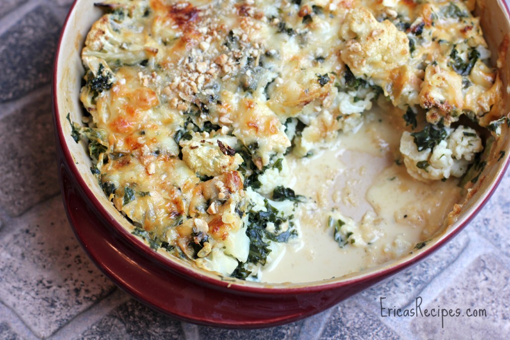 Cauliflower and Kale Gratin (Gluten-Free)