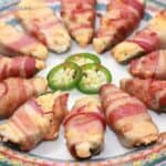 Cheesy Stuffed Jalapenos (with Bacon!)