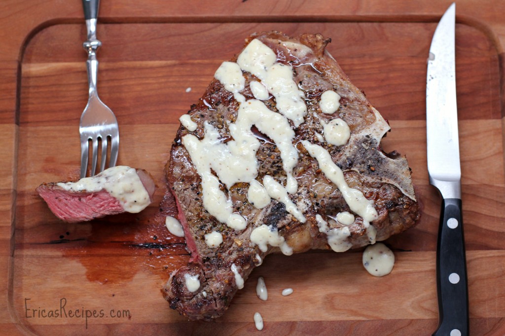 Grilled Steak With Horseradish Dijon Cream · Erica's Recipes