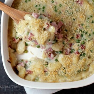 Ham and Peas, Gnocchi Mac 'N Cheese | EricasRecipes