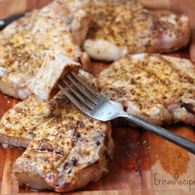 Perfect Grilled Pork Chops | EricasRecipes.com