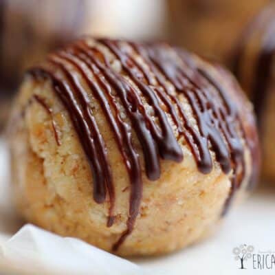 Healthy Dark Chocolate Peanut Butter Balls