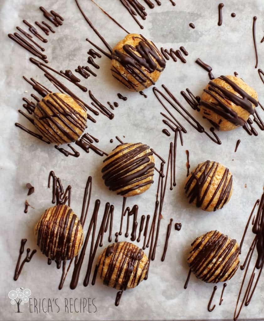 Healthy Dark Chocolate Peanut Butter Balls