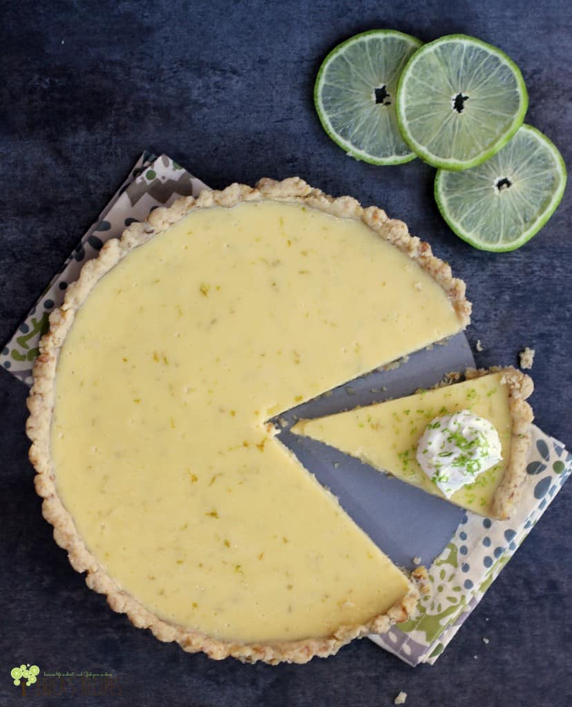 Walnut Lime Tart