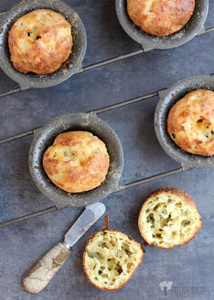 Poblano Pepper and Pepperjack Popovers
