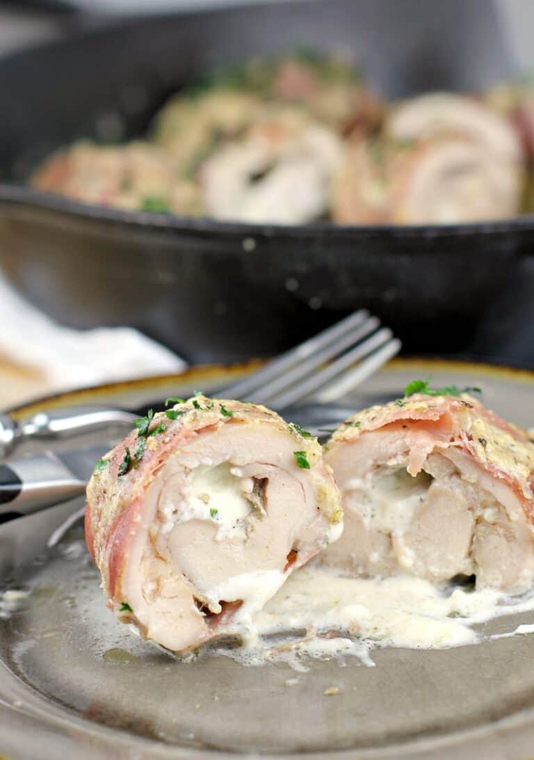 ProsciuttoWrapped Boursin Chicken Erica's Recipes easy dinner recipe