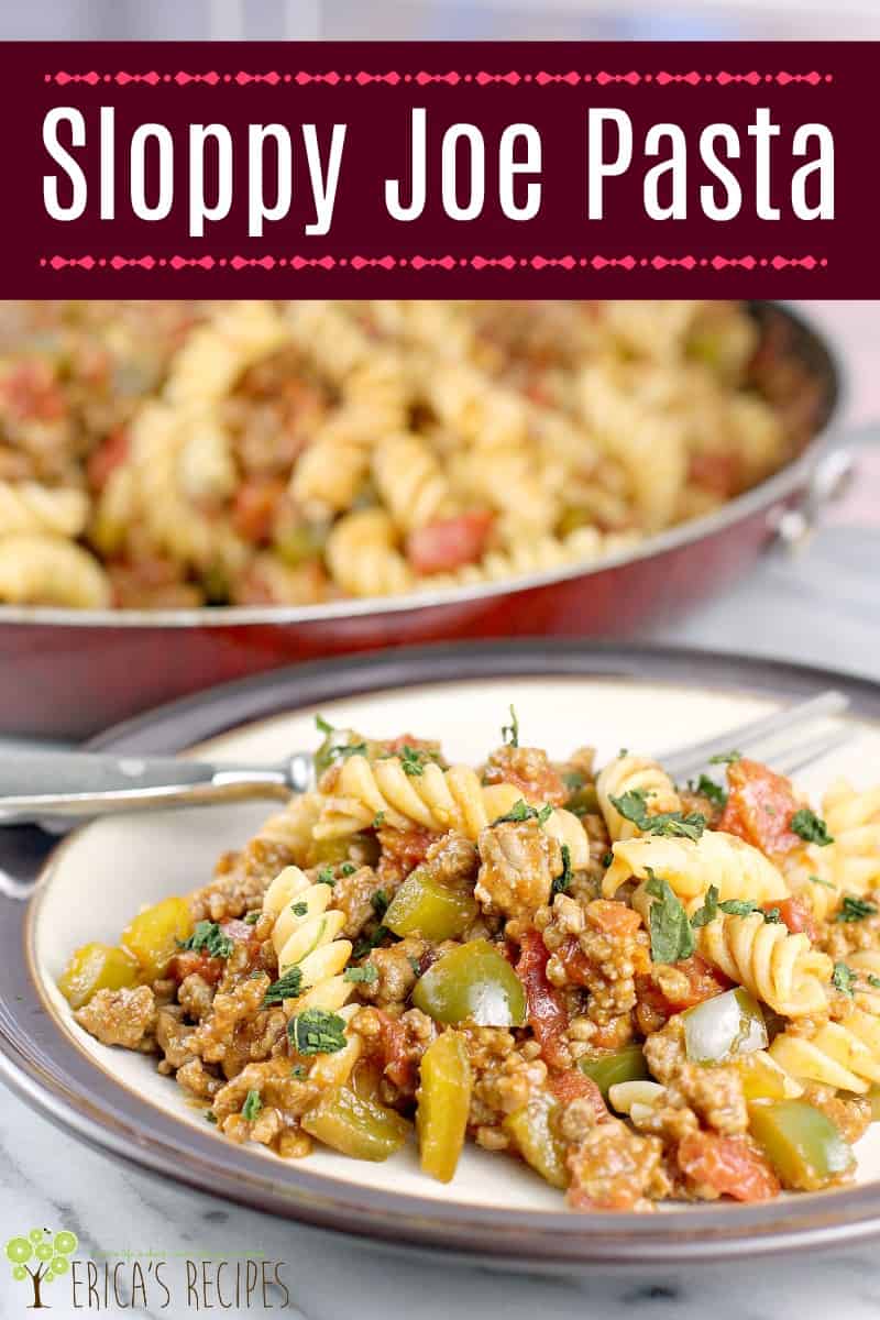 Sloppy Joe Pasta Erica S Recipes