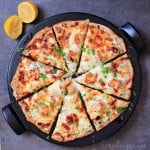 Four Cheese Shrimp Scampi Pizza