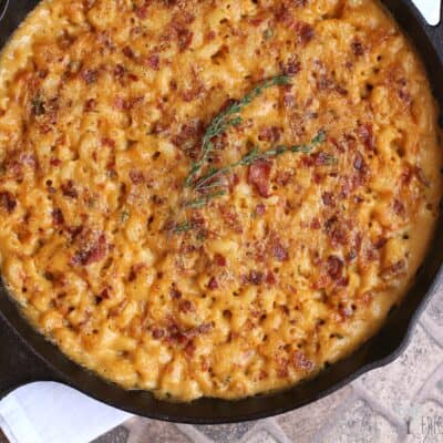 Garlic, Bacon, and Beer Macaroni and Cheese | EricasRecipes.com