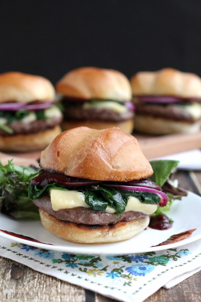 Cherry Chipotle Barbecue Cheeseburger