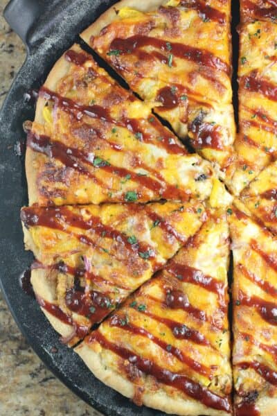 Texas BBQ Pizza – Erica's Recipes – slow cooker bbq pulled pork pizza