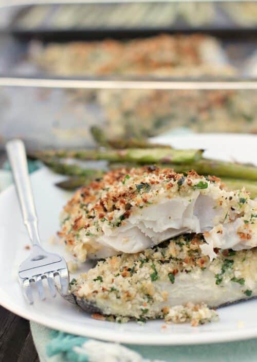 Parmesan and Herb Crusted Haddock Erica's Recipes